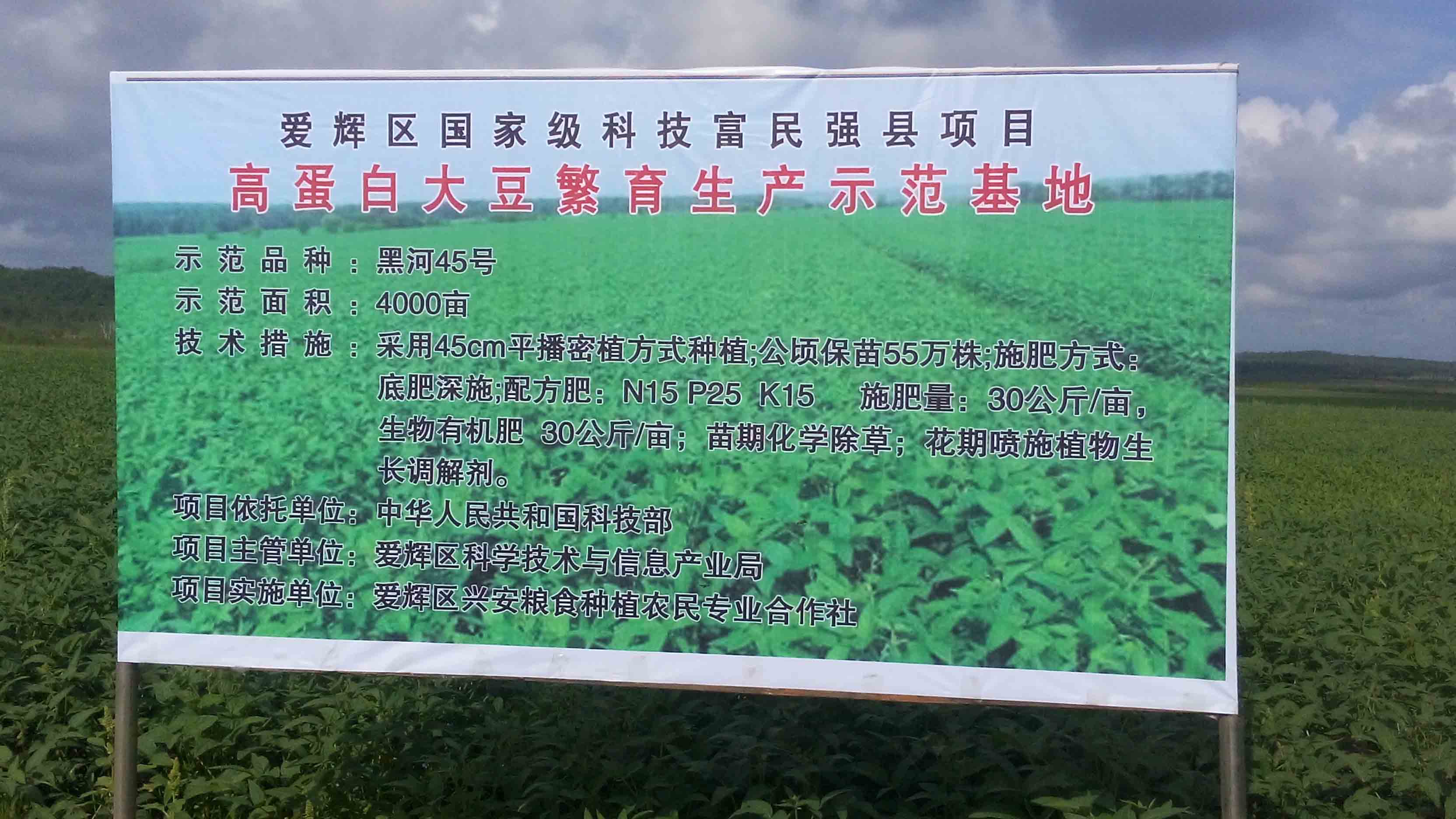 爱辉区社区教育学院专家型农艺教师姜海澄在乡兴安粮食种植农民专业合作社进行 农业科研及科技项目的实施